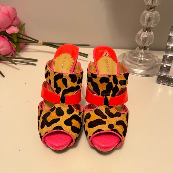 Leather Gianni bini heels - Picture 4 of 5